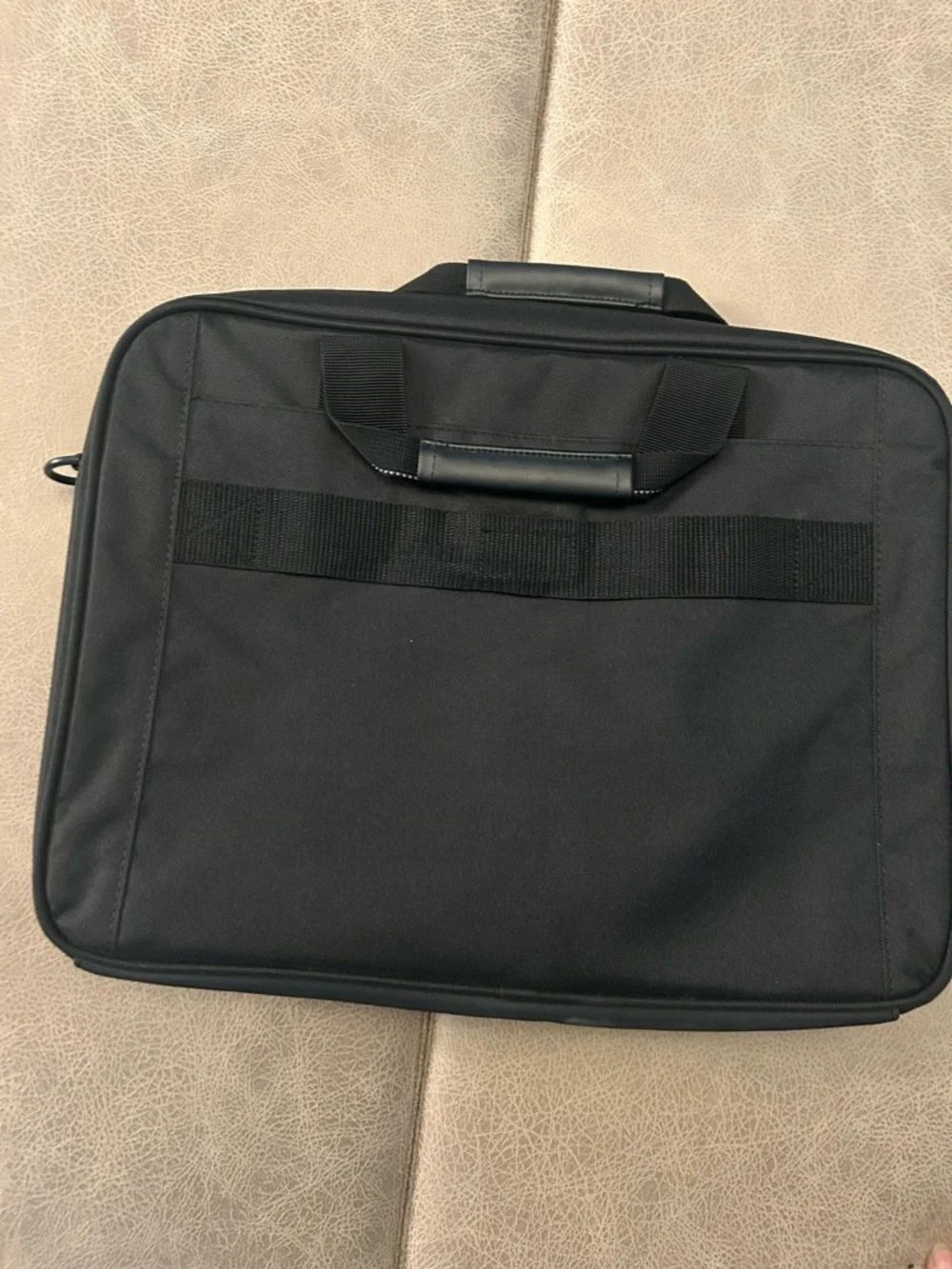 Black Men’s Briefcase Laptop Bag - Classic Professional Carry